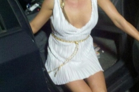 Mandy Monroe white dress